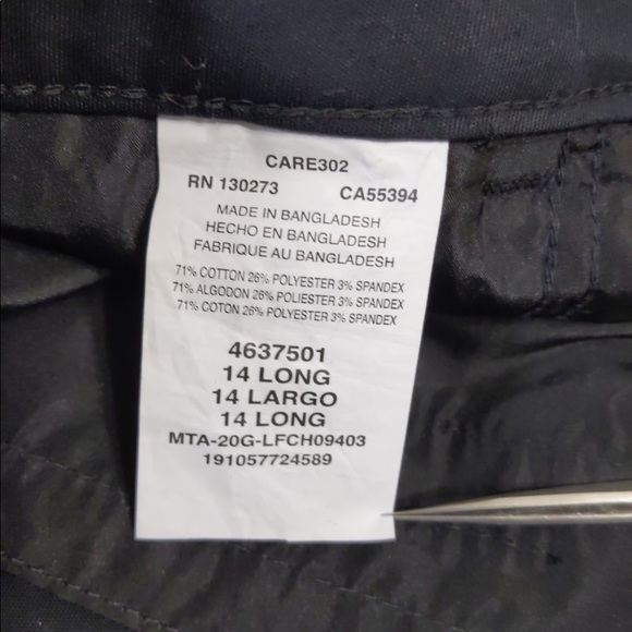 Lee Wrinkle Resistant Straight LegPant - Picture 8 of 9